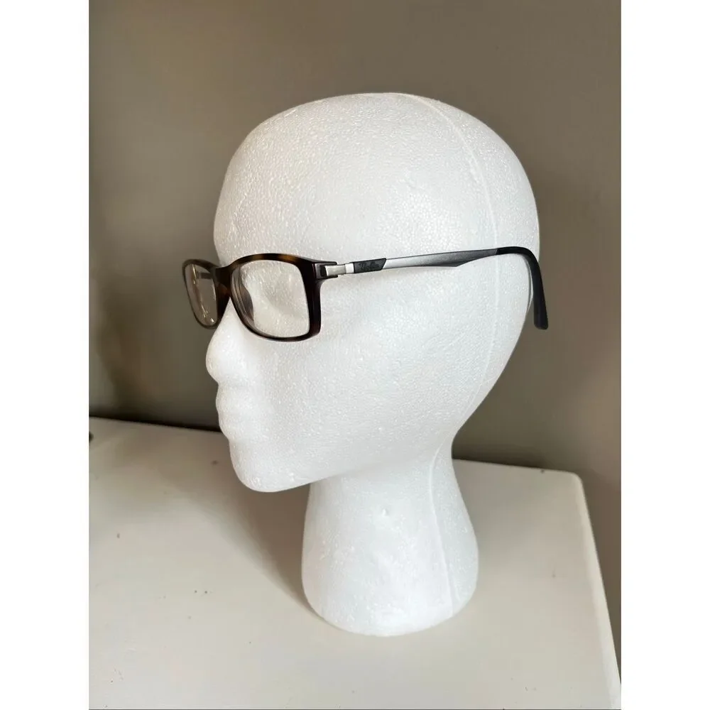 Ray-Ban RB7017 5200 Eyeglasses 54-17 Havana Rectangular Italy Frames